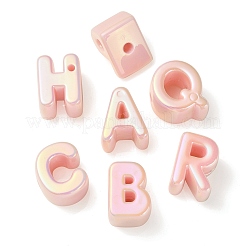 UV Plating Rainbow Iridescent Acrylic Beads&nbsp;OACR-C012-01E