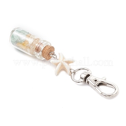 Natural & Synthetic Gemstone Pendant Decoration&nbsp;HJEW-JM03862-01