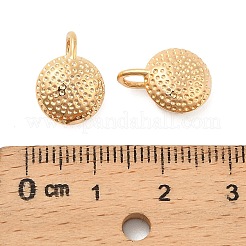 Brass Half Round Cuff Earrings&nbsp;KK-C130-09G