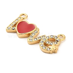 304 Stainless Steel Crystal Rhinestone Pendants&nbsp;STAS-P385-06G