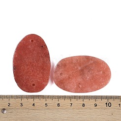 Natural White Jade Connector Charms&nbsp;G-C140-09B