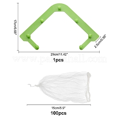 2Sets 2 Styles ABS Plastic Sink Strainers Basket & Bags&nbsp;AJEW-GA0002-76