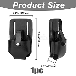 PU Imitation Leather Tape Measure Holder for Belt&nbsp;AJEW-WH0347-64