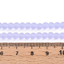 Transparent Glass Beads Strands&nbsp;GLAA-T032-T4mm-MD01