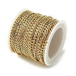 10M Ion Plating(IP) 304 Stainless Steel Curb Chains&nbsp;CHS-G035-03A-G