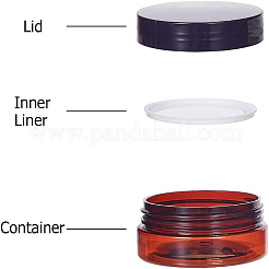 Plastic Cosmetics Cream Jar&nbsp;LS-AJEW-WH0096-29