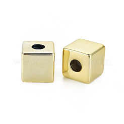 UV Plating Acrylic European Large Hole Beads&nbsp;X-PACR-T005-28C