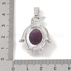 Natural Amethyst Pendants&nbsp;G-A224-02P-01
