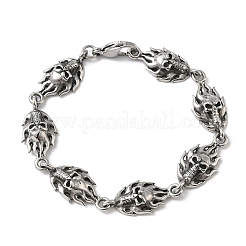 304 Stainless Steel Link Chain Bracelets for Men Women&nbsp;BJEW-D385-04AS