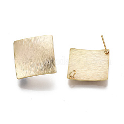 Brass Stud Earring Findings&nbsp;X-KK-N233-020-NF