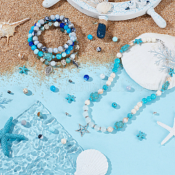 Ocean Theme DIY Bracelets Making Kits&nbsp;DIY-PH0031-41