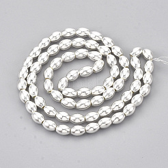 Electroplate Non-magnetic Synthetic Hematite Beads Strands&nbsp;G-T114-30