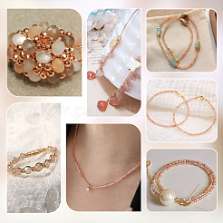 2 Strands Natural Multi-Moonstone Beads Strands&nbsp;G-PH0002-38B