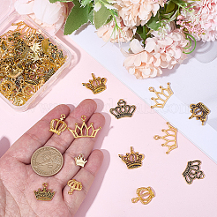 70Pcs 7 Styles Alloy Pendants&nbsp;FIND-BM0001-47