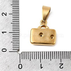 304 Stainless Steel Pendant Rhinestone Settings&nbsp;STAS-B167-10G