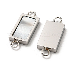 304 Stainless Steel Shell Connector Charms&nbsp;STAS-L022-012P