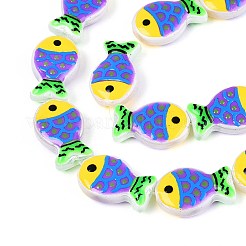 Dyed & Heated Glass Enamel Beads&nbsp;GLAA-T023-45A