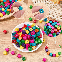 300Pcs Natural Wood Beads&nbsp;WOOD-SP0001-91