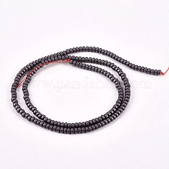 Matte Style Frosted Non-magnetic Synthetic Hematite Beads Strands&nbsp;G-M007-78