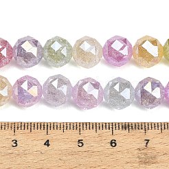 Transparent Crackle Glass Beads Strands&nbsp;GL-Z001-01