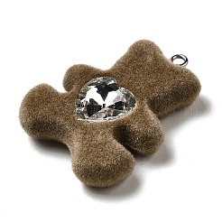 Flocky Resin Pendants&nbsp;LS-RESI-E059-02A