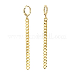 Brass Huggie Hoop Earrings&nbsp;EJEW-JE04257
