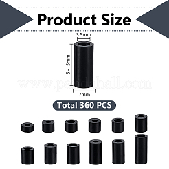 360Pcs ABS Plastic Gasket&nbsp;FIND-WH0816-032B