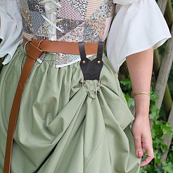 PU Leather Armor Belt Loop&nbsp;AJEW-WH20816-243A-P