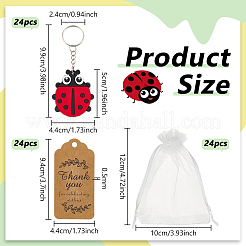 24Pcs PVC Keychains&nbsp;KEYC-PH0002-29