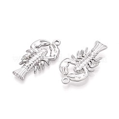 304 Stainless Steel Lobster Pendants&nbsp;STAS-T067-25P