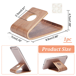 Wood Mobile Phone Holders&nbsp;AJEW-WH0314-63