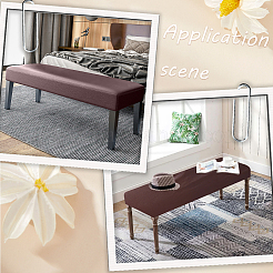 1Pc PU Leather Rectangle Stool Cover&nbsp;AJEW-CL0005-28