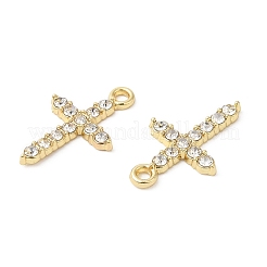 Alloy Rhinestone Pendants&nbsp;ALRI-P005-02G