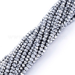 Electroplate Glass Beads Strands&nbsp;EGLA-F149-FP-04
