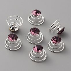 Fashion Iron Spirl Coils Hair Clip&nbsp;OHAR-WH0021-15A