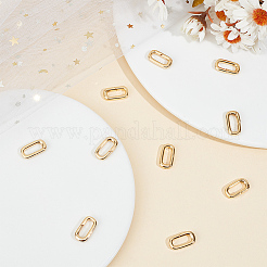 10Pcs Brass Spring Gate Rings&nbsp;KK-BBC0015-57G-02