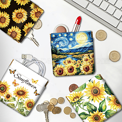 4Pcs 4 Styles Double Sided Printed PU Leather Wallets&nbsp;AJEW-WH0683-007