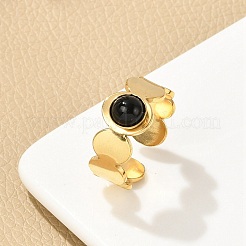 Natural Gemstone Finger Rings&nbsp;RJEW-K290-13G