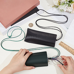 2Pcs 2 Colors PU Leather Glasses Storage Bags&nbsp;ABAG-CN0001-84