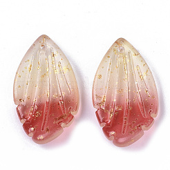 Two Tone Transparent Spray Painted Glass Pendants&nbsp;GLAA-T017-03A-B03