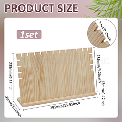 Wood Jewelry Display Stand&nbsp;ODIS-WH0030-177B