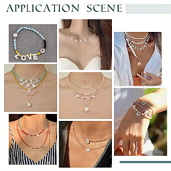 26Pcs 26 Styles Natural Freshwater Shell Letter Charms&nbsp;BSHE-YW0001-15