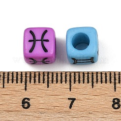 Opaque Acrylic Beads&nbsp;OACR-H052-03C