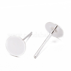 925 Sterling Silver Stud Earring Findings&nbsp;X-STER-T002-201S