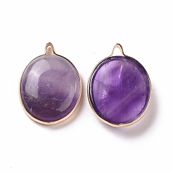 Natural Amethyst Pendants&nbsp;G-C023-03
