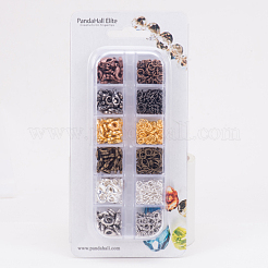 6 Colors Lobster Claw Clasps and 6 Colors Open Jump Rings Brass for Jewelry Making&nbsp;KK-PH0014-01