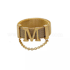 304 Stainless Steel Wide Band Finger Rings&nbsp;WG20EAC-01