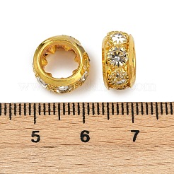 Brass Rhinestone Beads&nbsp;KK-U071-02B-01G