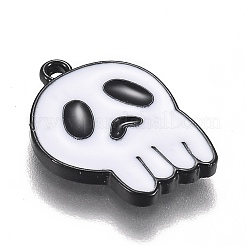 Halloween Theme Alloy Enamel Pendants&nbsp;ENAM-J649-01B