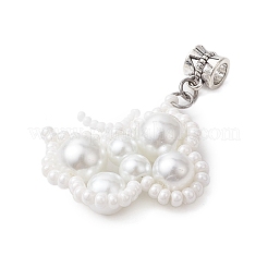 Seed Beads Beaded Charms&nbsp;PALLOY-MZ00347-02